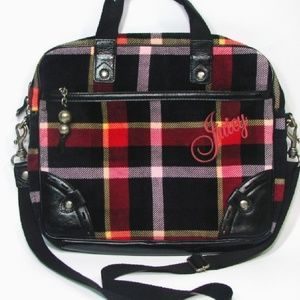 Juicy Couture Shoulder Bag Laptop Bag Plaid